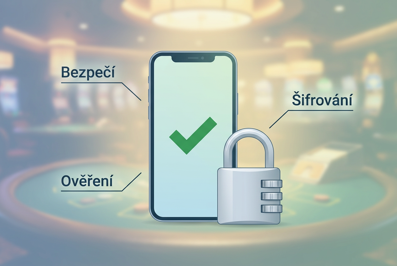 Infografika bezpečného ověření platby v kasinu